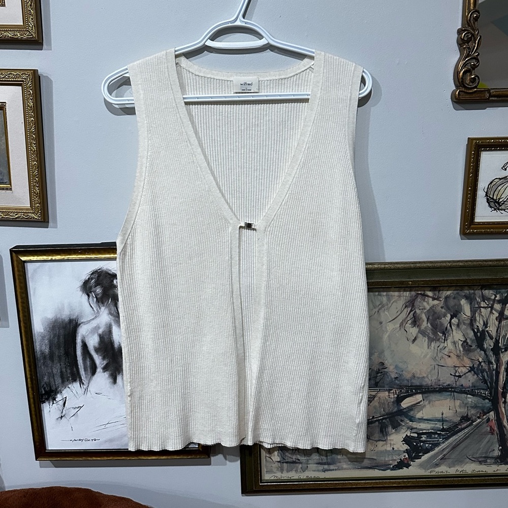Wilfred White Vest